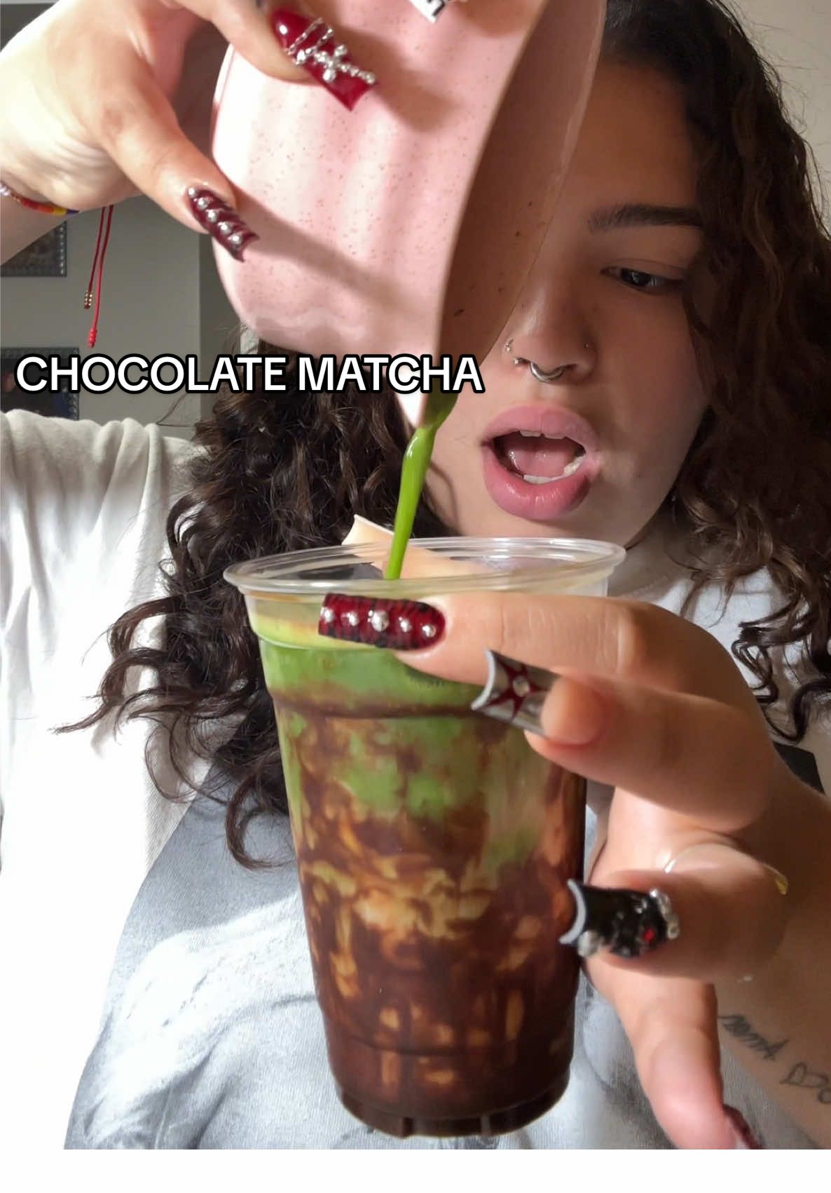 I love me some matcha😩🌱 #fyp #matcha #matchalover #relatable 