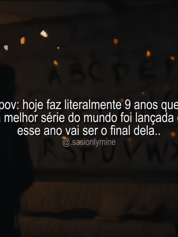 oi, ainda não caiu mnh ficha q mnh série fav irá acabar..🤕🖤\\ ib :: meu?? \\#strangerthings #15dejulho #sasionlymine #vaiprafycaramba #foryoupage #vaiprafycaramba #fypシ  @TikTok @Fy! 
