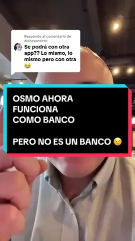Respuesta a @dulcesantizo1 Ahora con la OSMO Wallet podes recibir transferencias desde cualquier banco. Desde cualquier cuenta, aunque no esté a tu nombre. Solo necesitas darle tu cuenta de Nexa, de la Osmo, a la persona que quieres que te mande la transfer y listo. #finanzas #finanzaspersonales 