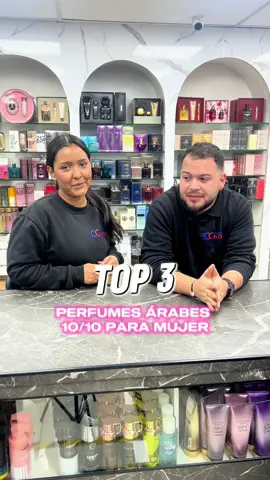 Top 3 perfumes árabes para mujer que son un 10/10. ¡Tienes que conocerlos! ✨ #perfumeschile #perfumesarabes #top3 #perfumesfemeninos 