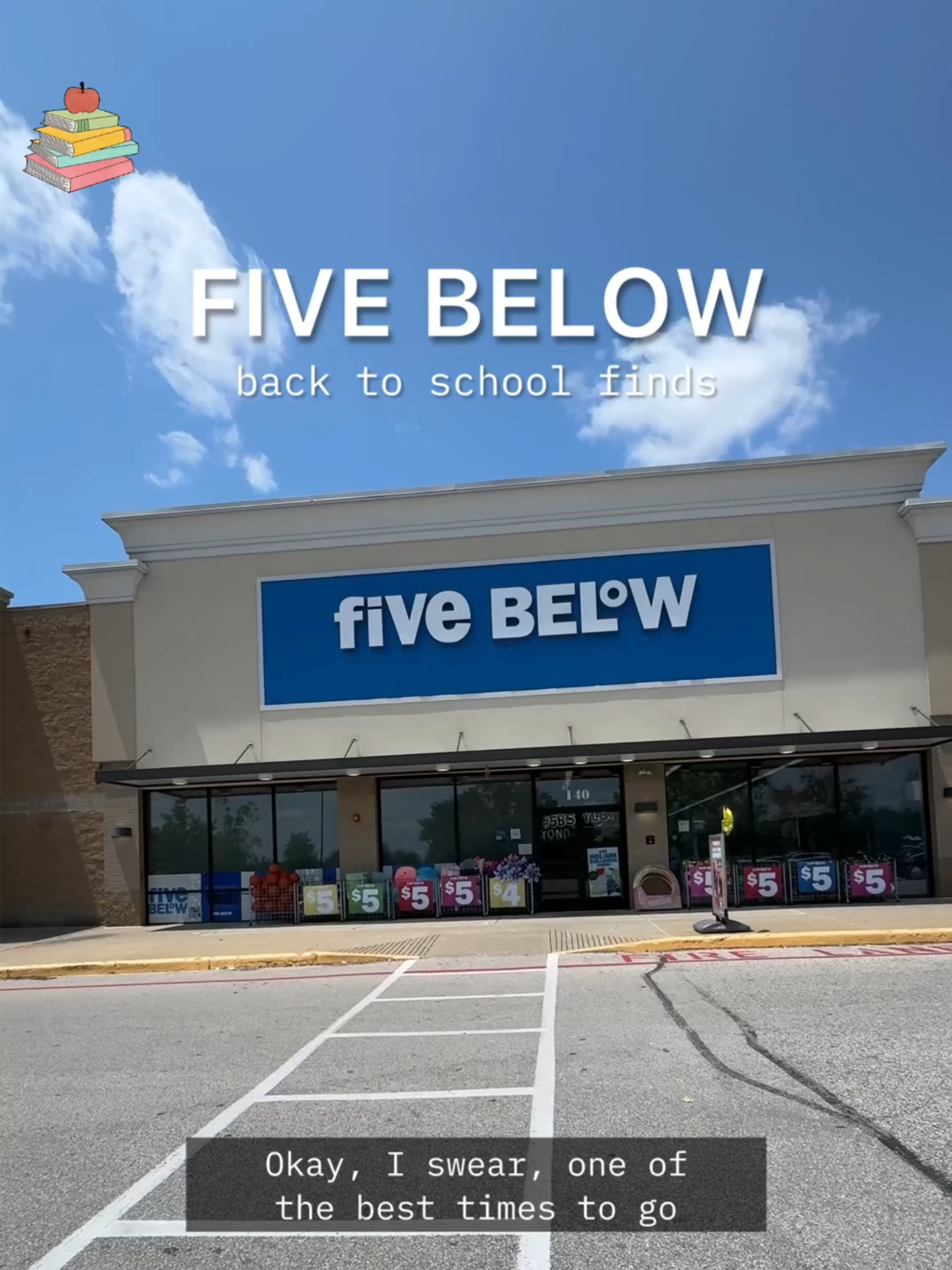 because cute fits make you 10x more productive 🤩🤓📚 @allyhovious #fivebelowfinds #backtoschool #backtoschoolshopping #backtoschoolhaul #back2school