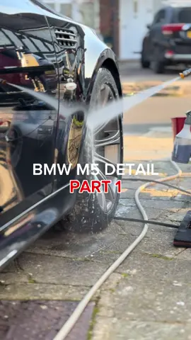 Detailing a BMW M5 | Part 1 #bmw #m5 #bmwm5 #detailing #valeting #mobilevaleting #mobiledetailing #carvaleting #cardetailing #carwash #carcleaning #satisfying #ceramiccoating #fyp 