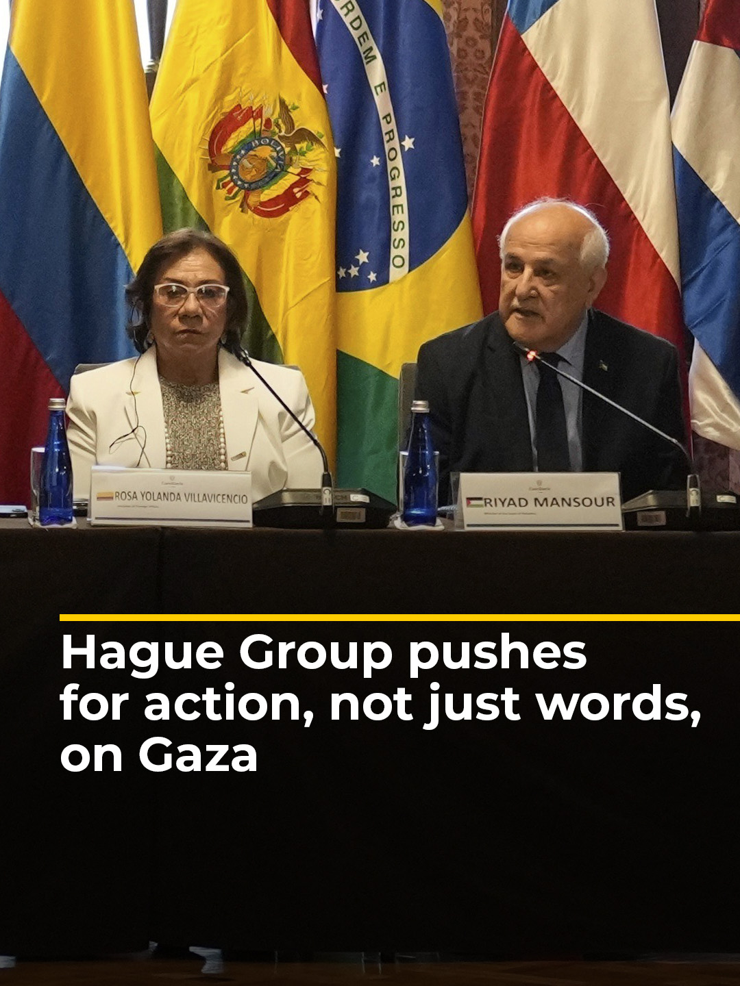 Representatives of the Hague Group gathered for an “Emergency Conference of States” in Colombia, urging action and not just words to stop the genocide in Gaza. Al Jazeera’s Alessandro Rampietti explains what’s on the agenda. #news