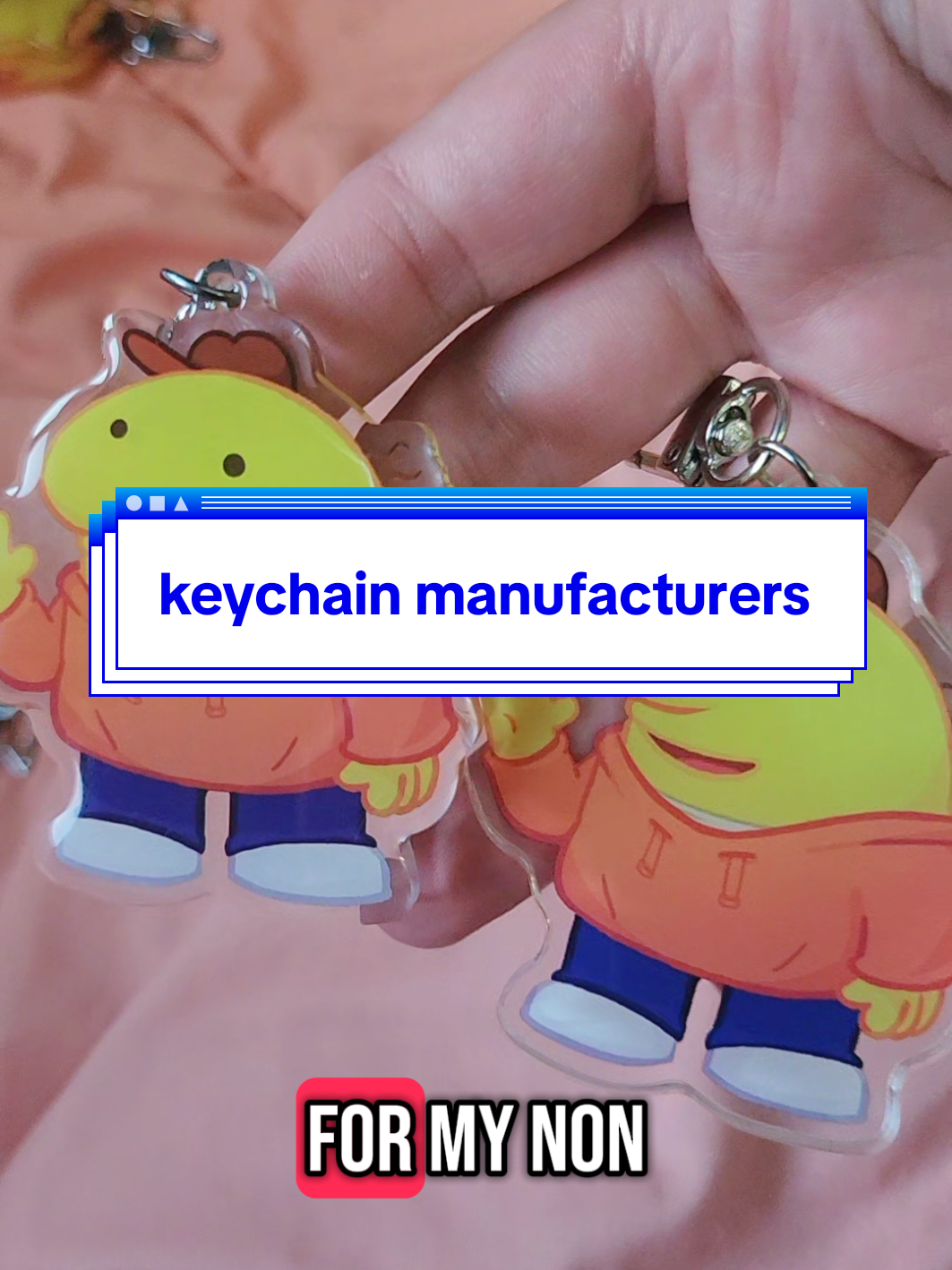 I use other manus for specialty keychains (especially new ones), but these are my Main two!!