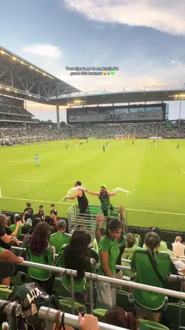 Take this as your sign and sit in the fan section😮 I never knew how fun a soccer game could be😭⚽️ #SummerInAustin #AustinThings #ATXWeekend #AustinFC #WhatToDoInAustin #ATXSummerVibes #SoccerGameVibes #ATXBucketList #GirlsNightIdeas #datenight 