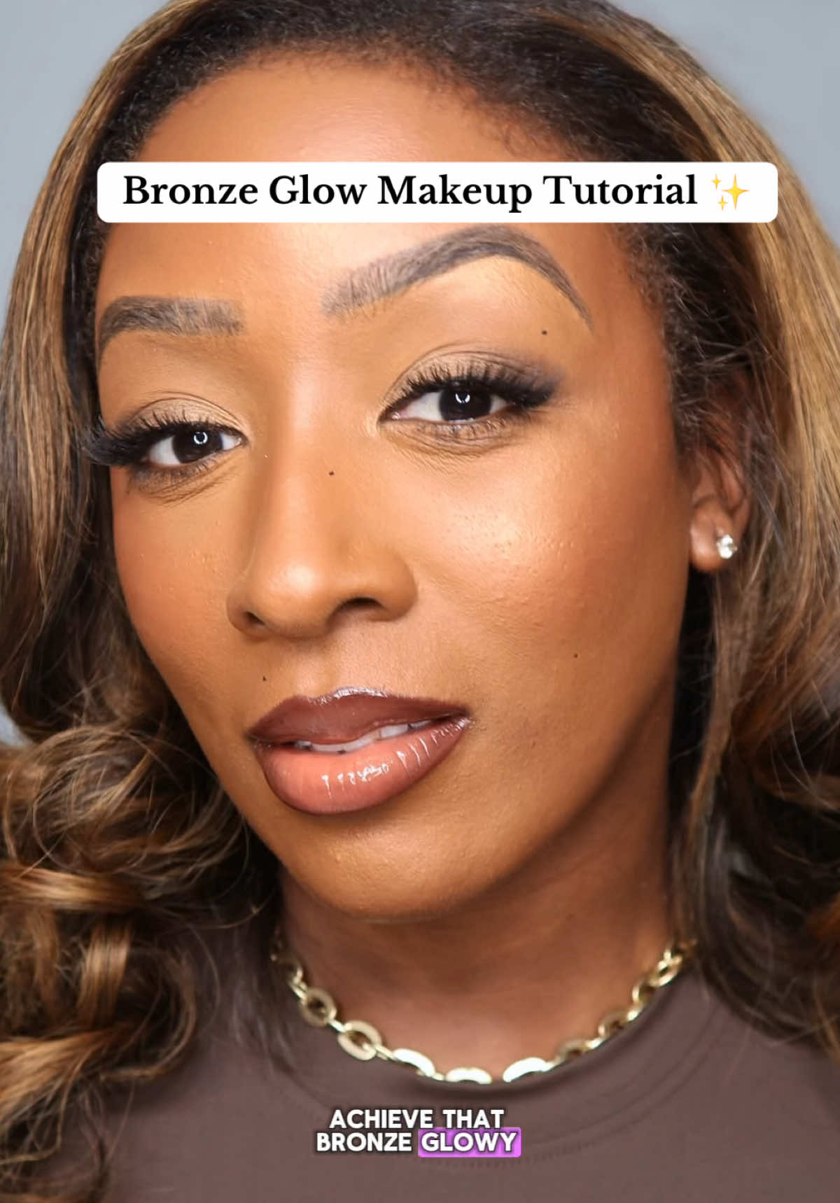 The only bronze makeup tutorial you need this summer 🔥 #makeuptutorial #tutorial #bronzemakeup #stepbysteptutorial #glowymakeup 