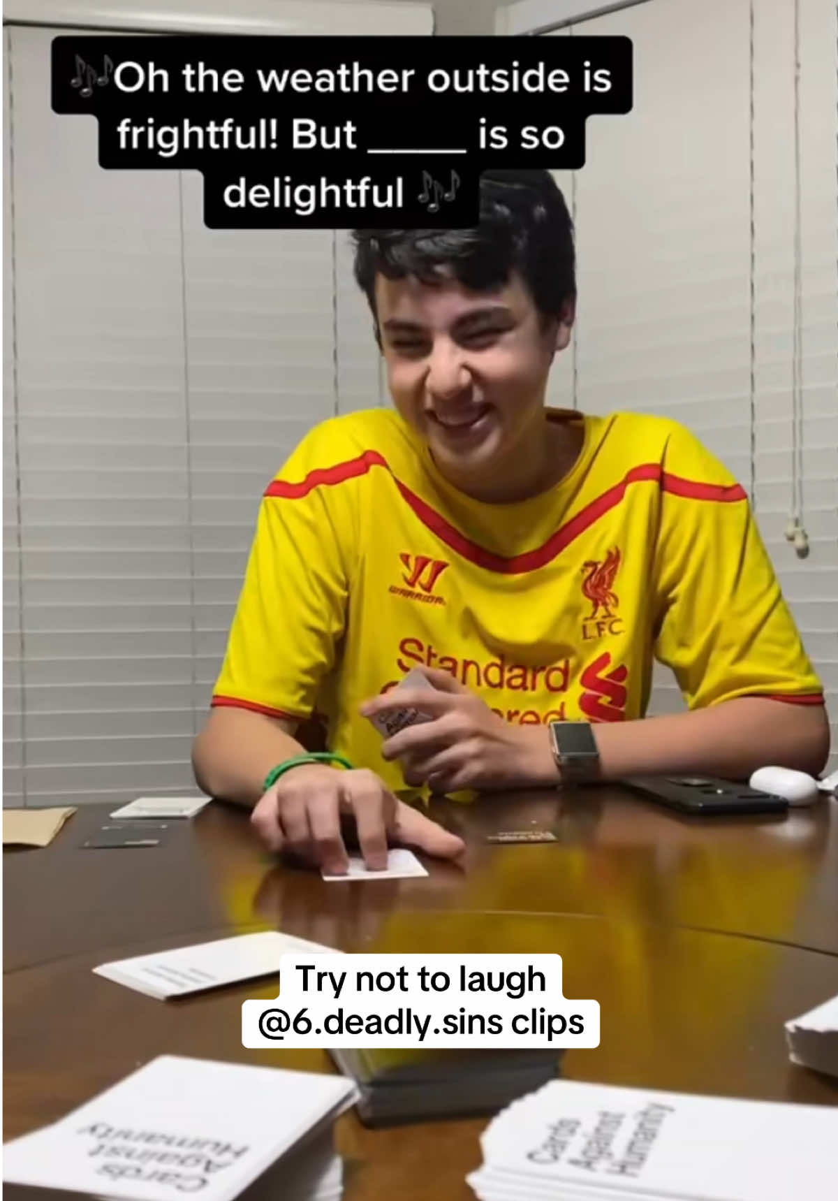 Did you survive our challenge? I sure didn’t, but we think we are hilarious #stephenson #fyp #cardsagainsthumanity #trynottolaugh 