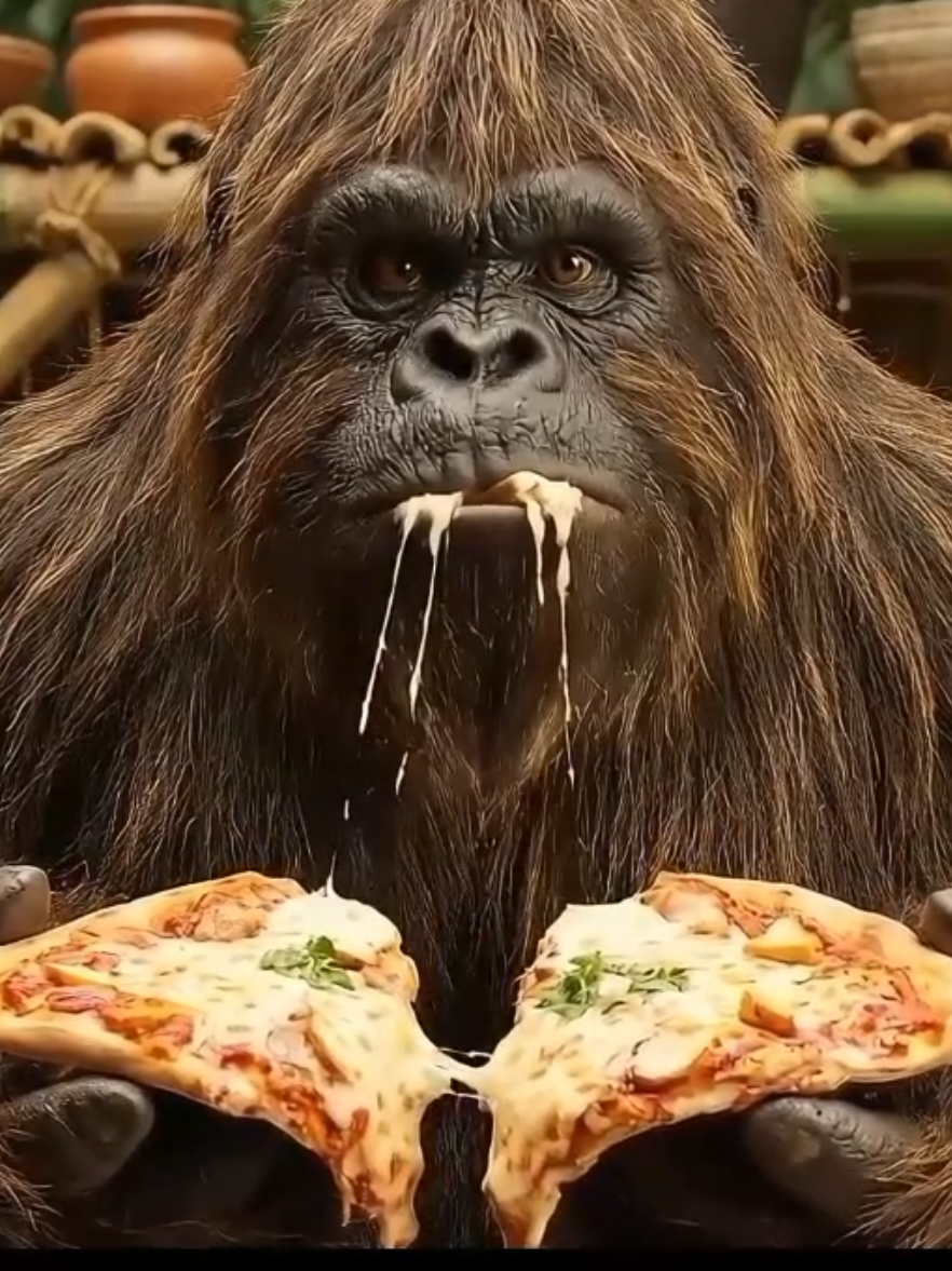 Pizza de frango braba 😎 #receita #pizza #bigfoot #yeti #Vlog #purecinema #veo3 #kiko #zinho