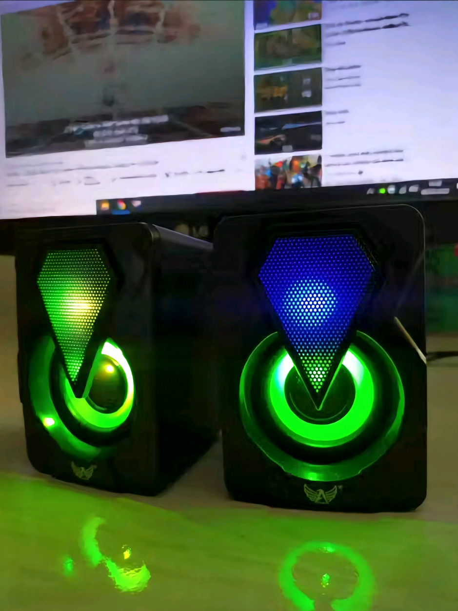 Caixa de som para PC da Shopee  #caixinhadesom #somparapc #shopee #pcgamer #soundbar #viral_video #caixadesom 