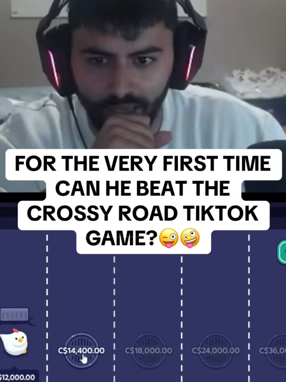He is gonna make it!#crossyroad #stevewilldoit