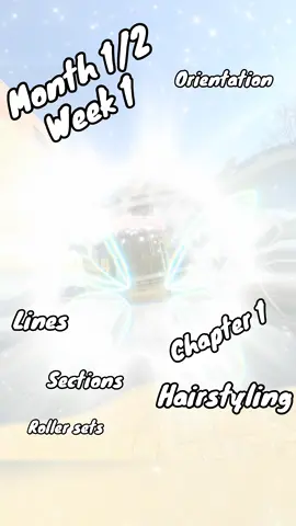 Month 1 & 2 week 1 at The Voila Institute of Hairstyling #july #2025 #hairstyling #newclass #class2025 #beautyschool #rollersets 