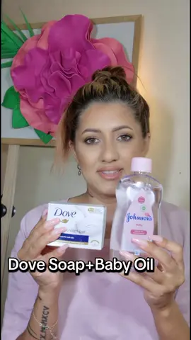 I wash myself with Dove soap and Johnson's baby oil. #soapdove #babyoil #johnsonsbaby #iwash #myself 
