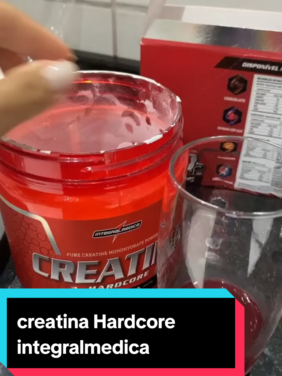 creatina Hardcore monohidratada 100% pura integralmedica #creatina #integralmedica #suplementos #Fitness 