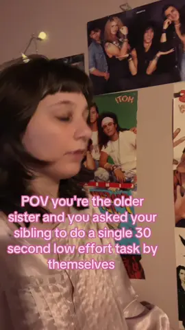 Because why are our parents letting you do absolutely nothing and having me do everything but when I was your age I had to take care of myself???? #oldersister #oldestdaughter #oldestchild #Siblings #fyp
