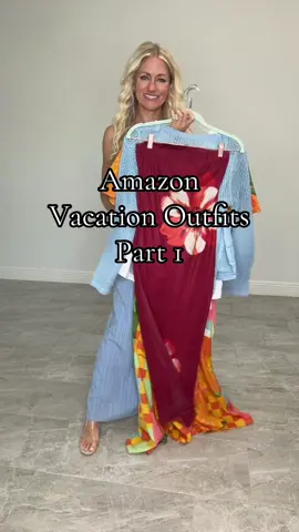 ✨AMAZON✨ Vacation Outfits Part 1! use the link on my page to shop all of my outfits on my Amazon Storefront! @Amazon Fashion  Summer isn’t over yet! If you are going on vaca, take these outfits/coverup with you! White set and coverup come in tons of colors! Coverup top can be worn two ways. Dresses are lightweight and comfortable to wear! #amazon #amazonmusthaves #amazonprime #amazonfashion #OOTD #vacationvibes #resortwear #SummerFashion #fyp #fypシ゚viral #fypage 