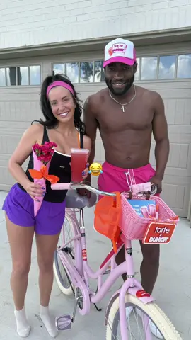 I’m crying this is awesome hahah @tarte cosmetics x @Dunkin' 🙏🚴‍♀️💐