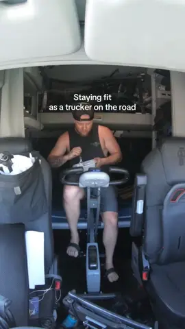 How I workout as a trucker with minimal equipment right on/outside my truck. Life on the road #trucker #Fitness #truckerfitness #bluecollar #workout #bluecollarlife #workingout 