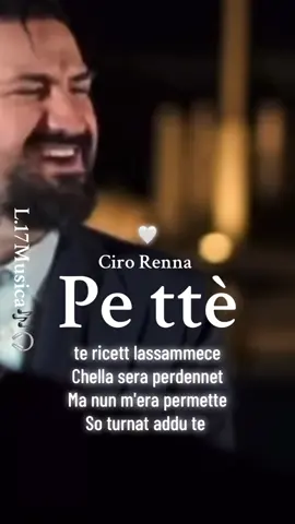 te ricett lassammece Chella sera perdennet  Ma nun m'era permette so turnat addu te 🫵🏽🤍💍