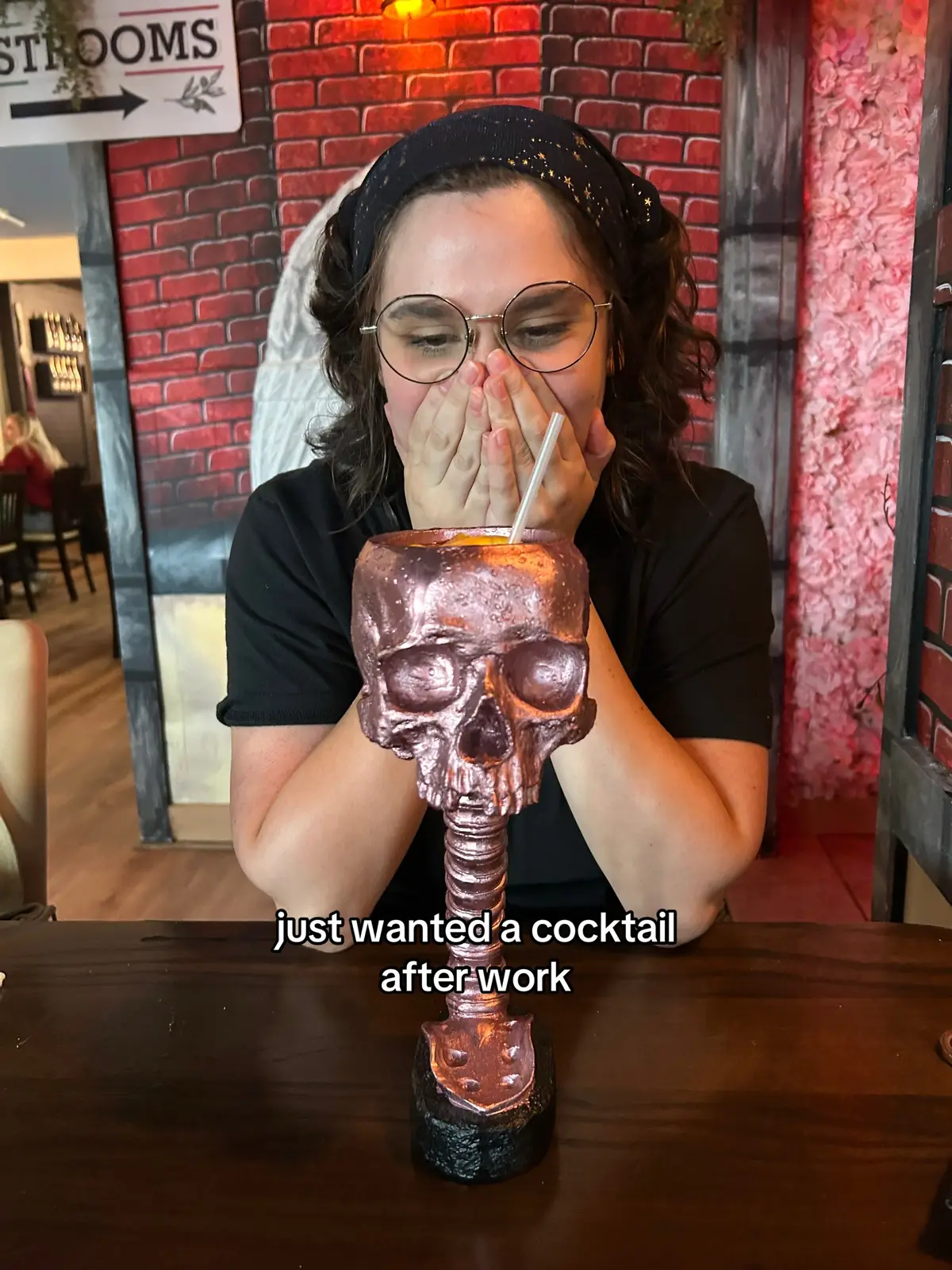 i was horrified when the waitress set it down