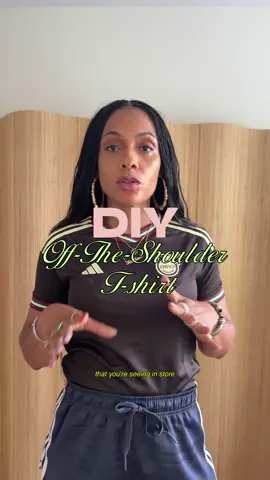 Taking it all the way back - DIY off the shoulder tshirt. Such a simple way to upcycle your t-shirts and give them a new life. I particularly like these shirts for working out and vacay.  #DIY #tshirthack #upcycledfashion 