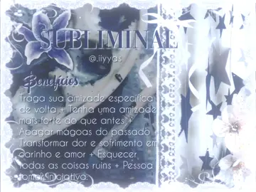 ꒰ঌ🪼໒꒱ !  ────୨ৎ──── #SUBLIMINAL - 𝐒ubliminal para voltar amizade com pessoa desejada! Ი𐑼 —  New era pois enjoei daquela! 🌟 𓂃˖˳·˖ ִֶָ ⋆📎͙⋆ ִֶָ˖·˳˖𓂃 ִֶָ Lei da suposição NÃO tem relação com sorte, e sim com SUA consciência.   Não faça comentários como: 