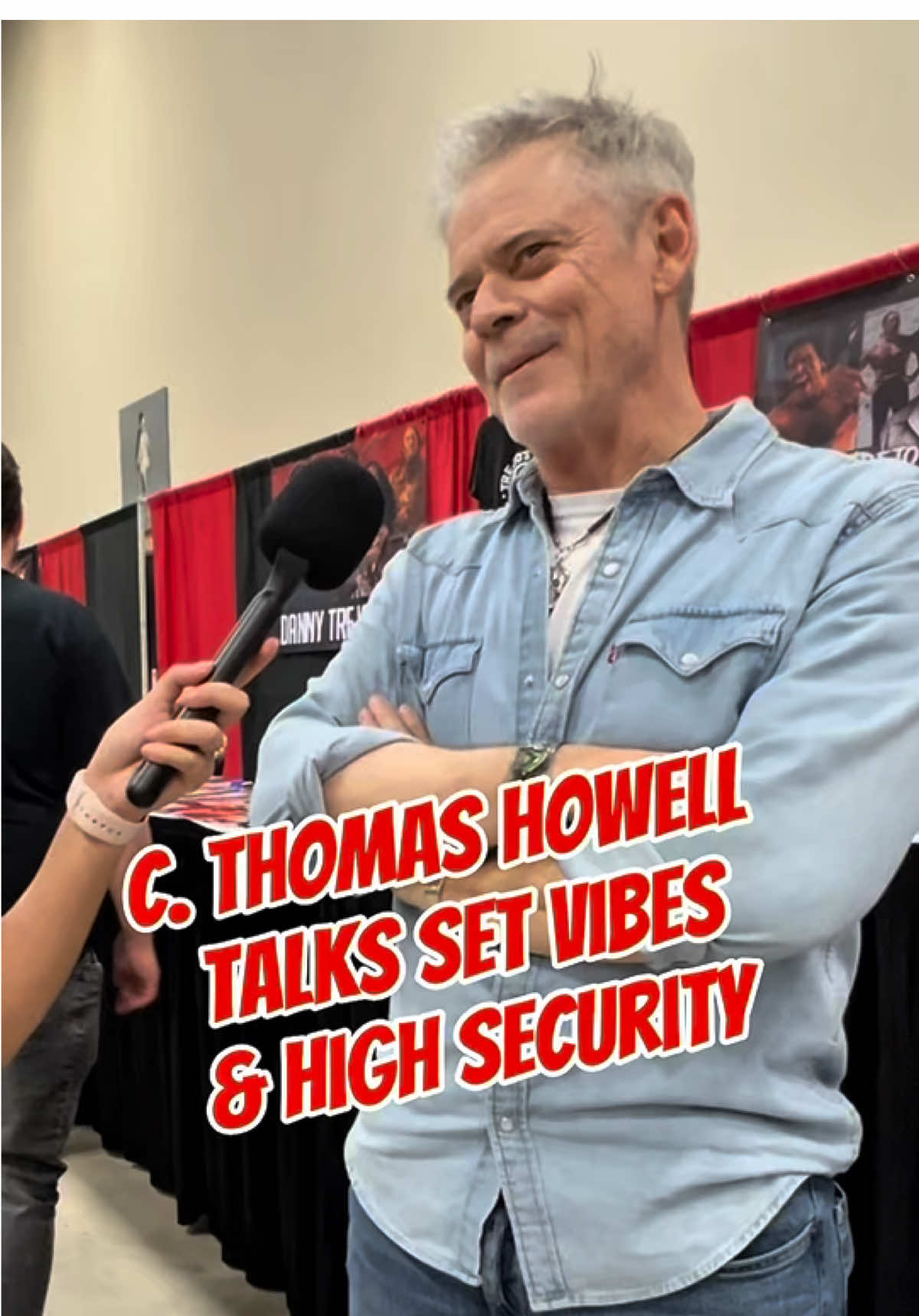 🎤🎬 Behind the scenes with C. Thomas Howell!!! #bigtexasterror #cthomashowell #film #horror #interview #bts #et #reddawn 