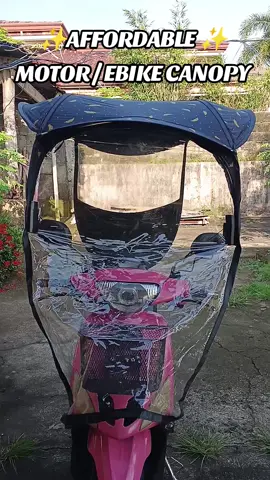 Affordable motor ebike canopy ✨ di ka na maiinitan at mauulanan kapag may ganito ang motor or ebike mo☺️ #motorcanopy #ebikecanopy #canopy #motorcyclecanopy #ebikecanopyumbrella #motorcycleumbrella 