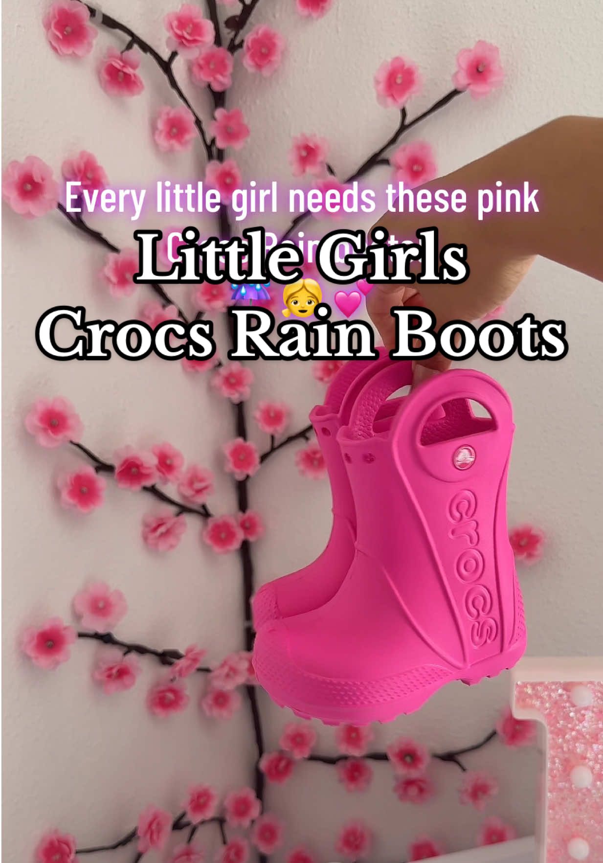 The cutest rainboots for kids! @Crocs #crocs #toddlershoes #kidsboots #rainboots #kidscrocs 