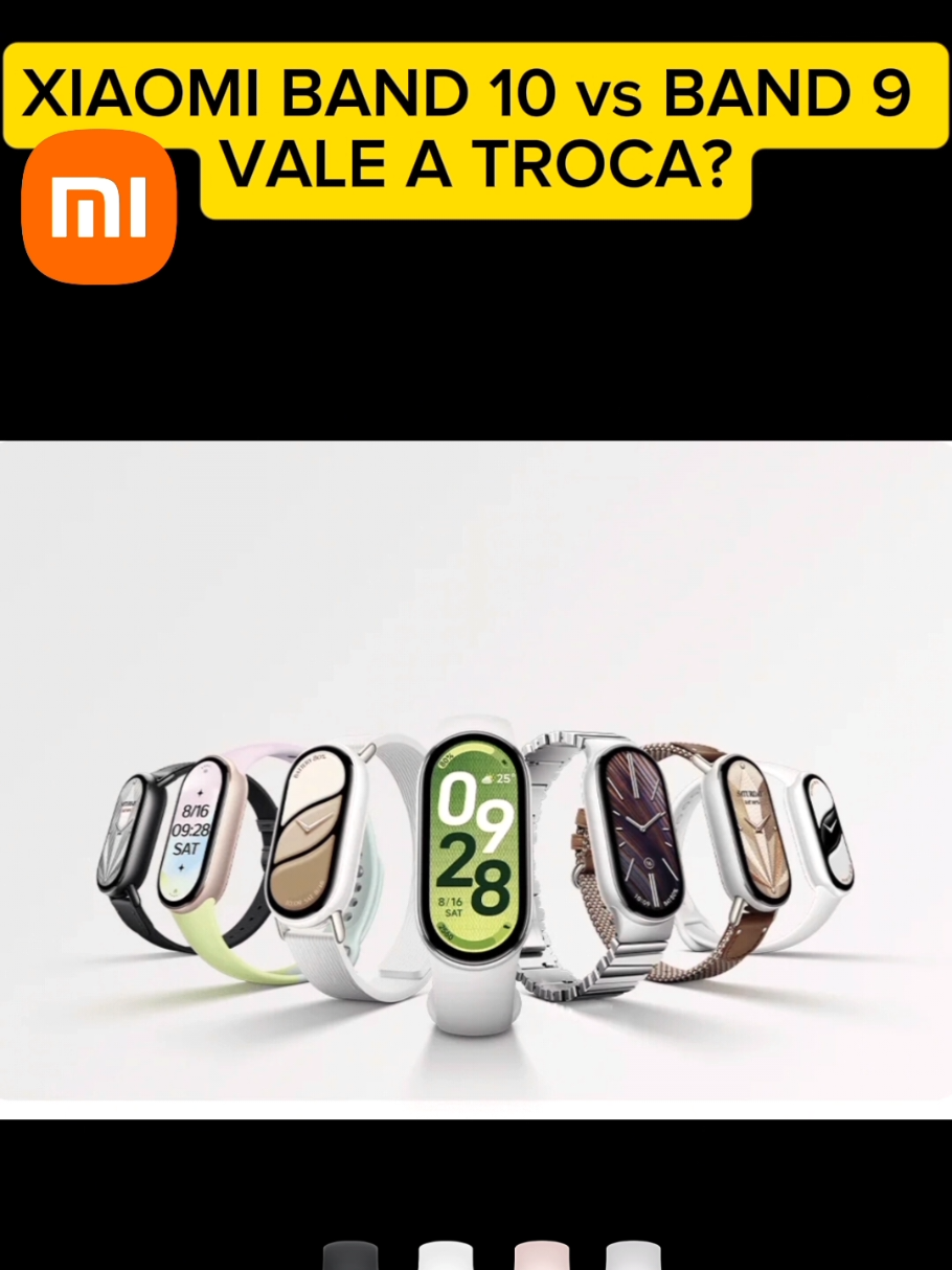 #Xiaomi #Band 10 vs Band 9 - Vale a pena a troca? #mi #smartband #smartwatch 