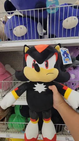 Only 36.99 (plus tax) at your local Target Shadow the Hedgehog Phunny Hug Plush #shadowthehedgehog #Target #Sonicplushes