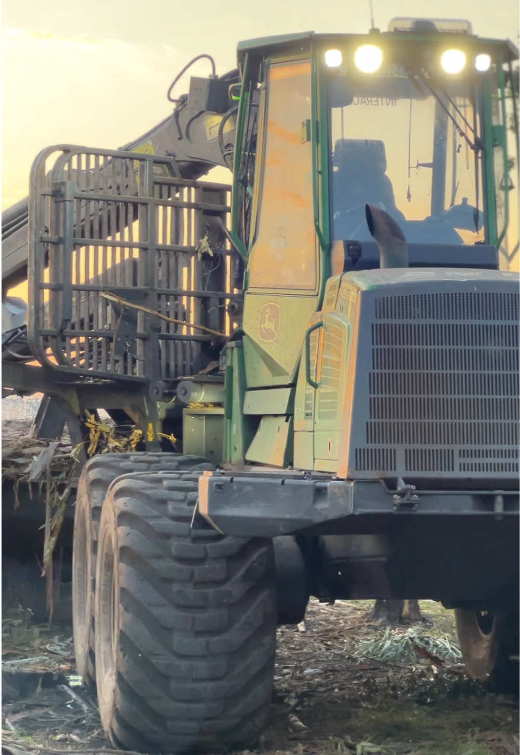 La Fija 🙌🏾#forwarder1910 #woodworking #forestry #trabajosforestales #forwarder #johndeere 