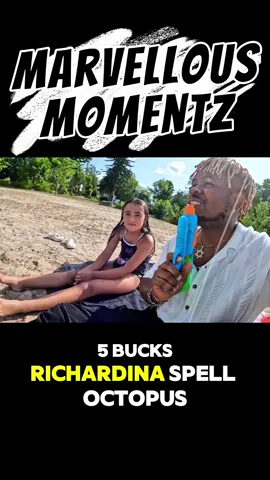 Spelling-bee on the beach and this little girls got all it takes to win five dollars! Watch her go! She’s a champion!   ##StreetChallenge##randomquestions##publicinterview##Smart##WordPower ##spellingchallenge##spellingbee##spelling ##KnowledgeIsPower  ##PeterboroughVibes##MarvellousMomentz##FikkyBaddman  ##LearnAndWin
