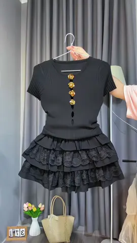 Sét váy đen sang chảnh cho nữ #thanhtrastore_2 #quanaonu #aonudep #quanaonuxinh #videoviral ##donudep#setvaynu ##xuhuong #thoitrangnuhottrend 
