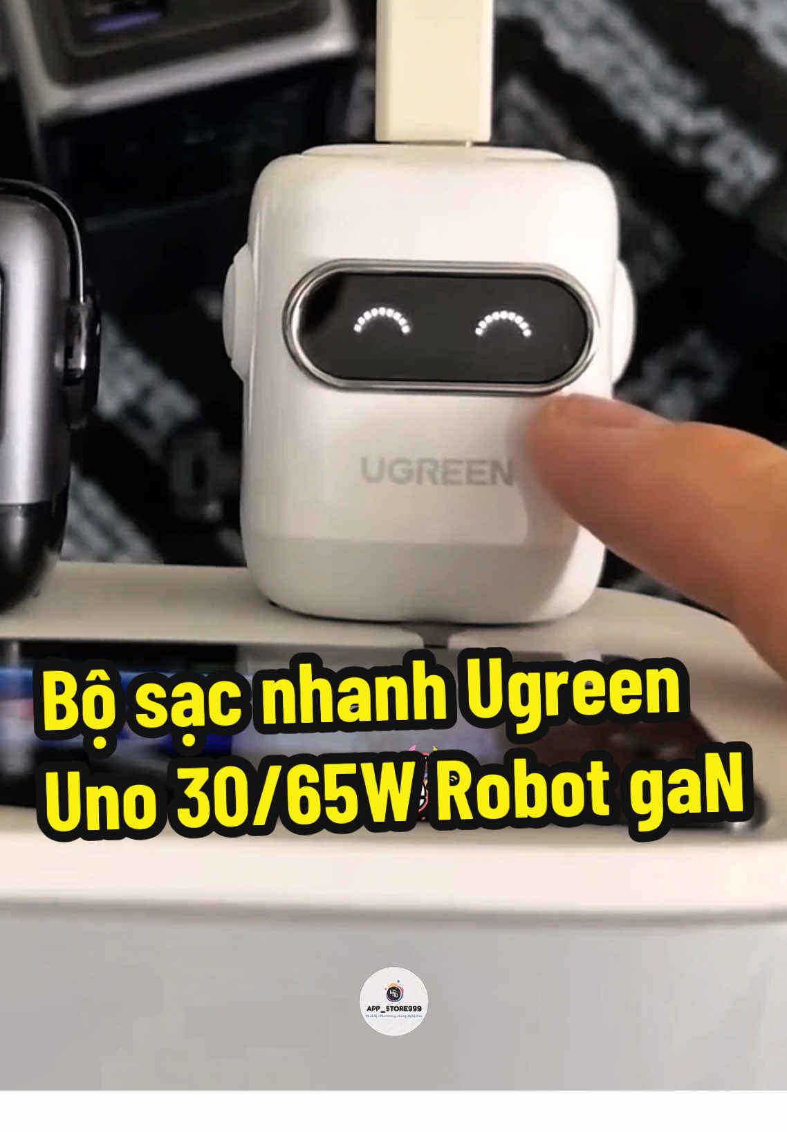 Bộ sạc nhanh Ugreen Uno 30/65W Robot gaN #bosacnhanh #cusacnhanh #sacdienthoai #sacnhanh30w #sacnhanhiphone #sacnhanh20w #sacnhanhsamsung #sacnhanhiphone #sacnhanh #app_store999 #phukiendienthoai #dochoicongnghe 