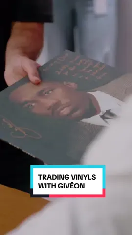 Thank you @GIVĒON for the vinyl… you never know when the trade will come back around ☺️ #giveon #vinyl #vinylcollection #vinyltrade #newmusic #zaneloweshow #applemusic 