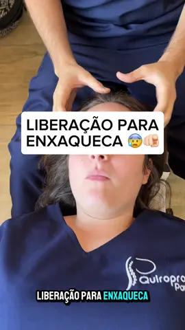 Liberação para enxaqueca 😳 #quiropraxiapaulista 