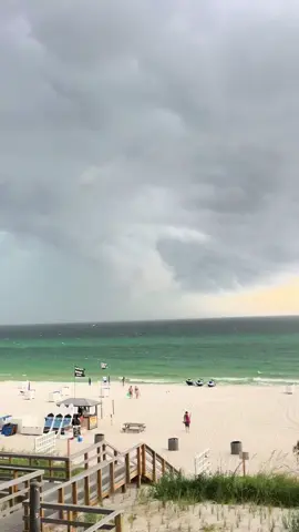 And the #thunder rolls and the #lightening strikes…. #beach #pcb #ocean #storm #sea #seastorm 