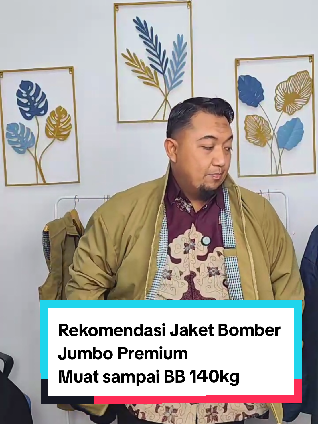 Rekomendasi Jaket Bomber Jumbo Premium Muat sampai BB 140kg #jaket #jaketbomber #jaketpria #jaketpremium  #tiktoklive #livehighlights 