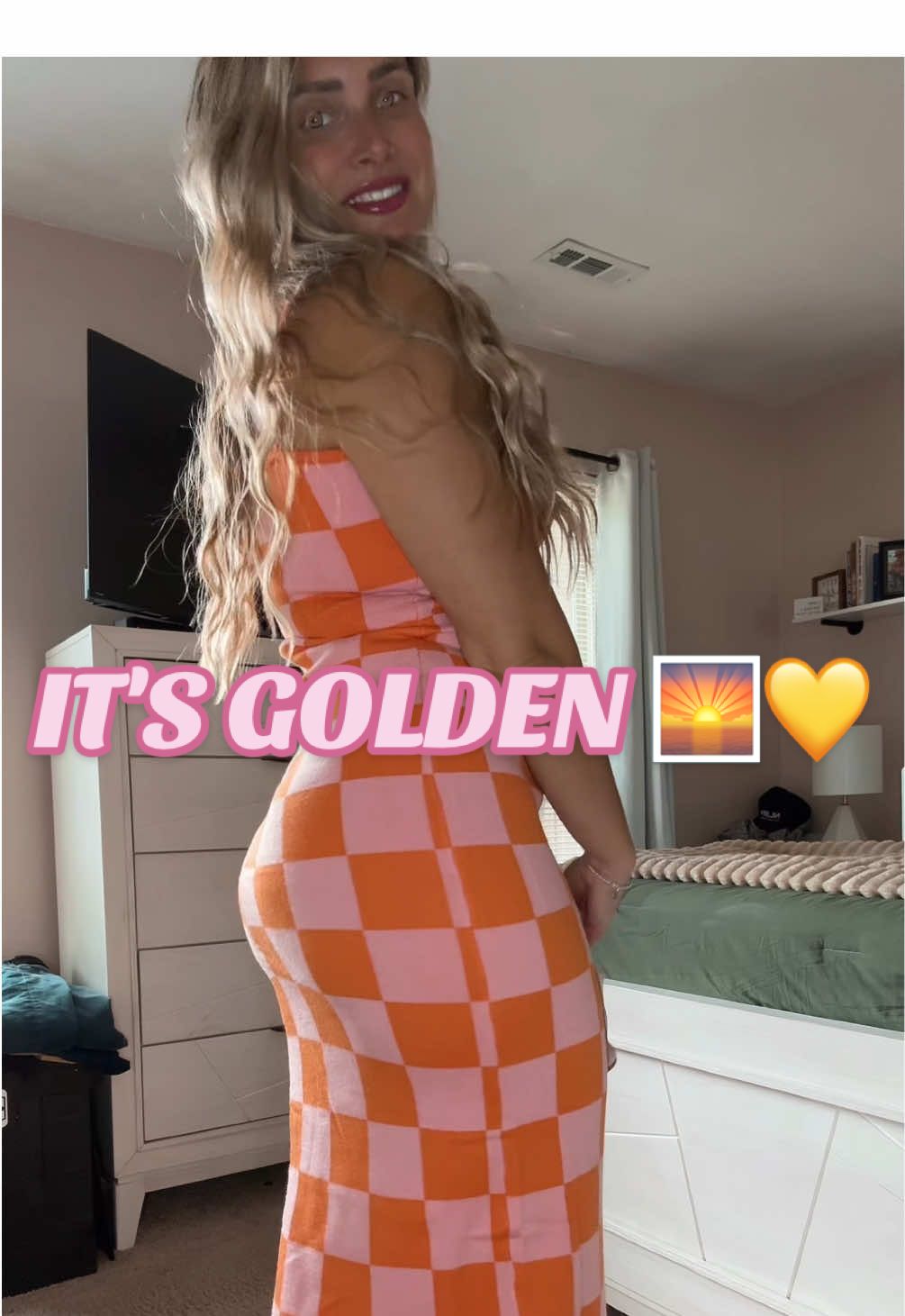 A must have dress ~ cause it's golden 🌅 #womensfashion #outfitinspo #dresstoimpress #ootdfashion #fashion 