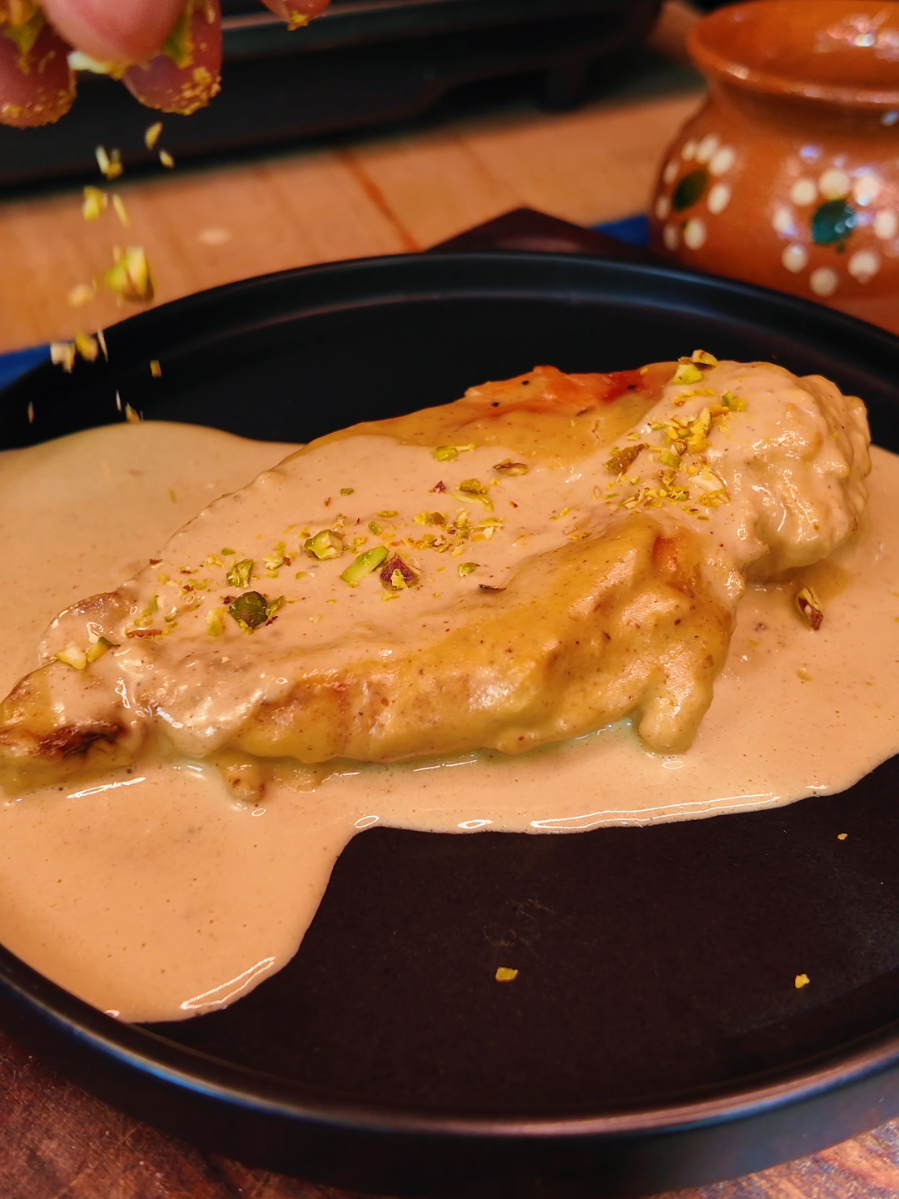 Pollo en crema de Pistaches, fácil y deliciosa  @pistachesamericanosmx #antioxidante #frutossecos #pistachesamericanos #pistaches #poderdelpistache