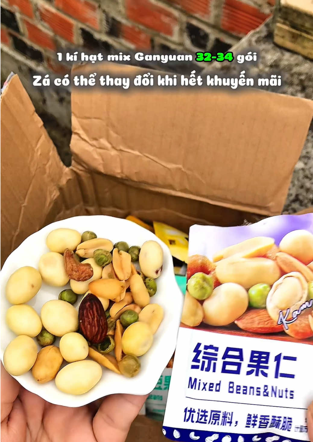 Hạt mix dinh dưỡng 1 kí 32-34 gói miễn ship #nhireviews #review #xh #fyp #doan #doanvat #hatmixdinhduong