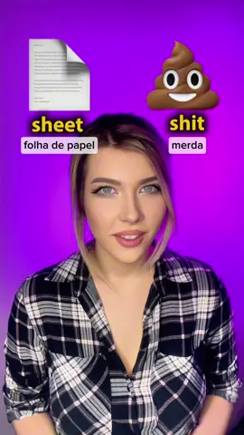 Cuidado com a pronúncia dessas palavras 😬 #inglesonline #inglêsonline #inglêsbrasil #inglesbrasil #pronuncia #pronúncia