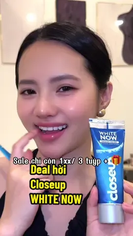 Deal hời hốt liền mấy ông bà ơi, ai còn lo ngại hàm răng ố vàng tranh thủ sale mua kem đánh răng về mình dùng và cho cả gia đình dùng luôn, còn có quà nữa nè #closeupwhitenow #trangbattong3x #HợpTácCùngUnilever #TàitrợbởiUnileverViệtNam #closeupvn #CapCut 