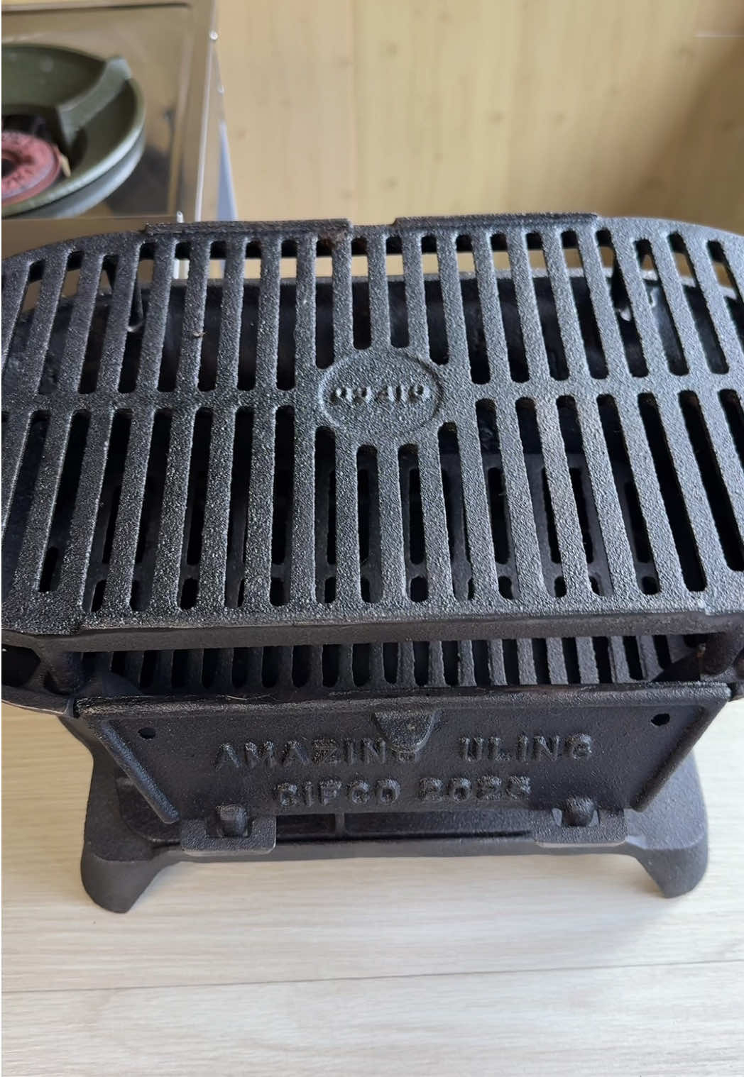 Nostalgic Hibachi Grill - Cast Iron Griller by @Iron House Cast Iron Cookware 