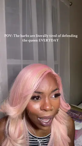Bol sis crashing out almost every single dayyyyy #nickiminaj #sza #barbz #cardi #twitter #pinkhair #pinkwig #wiginstall #wiginfluencer 