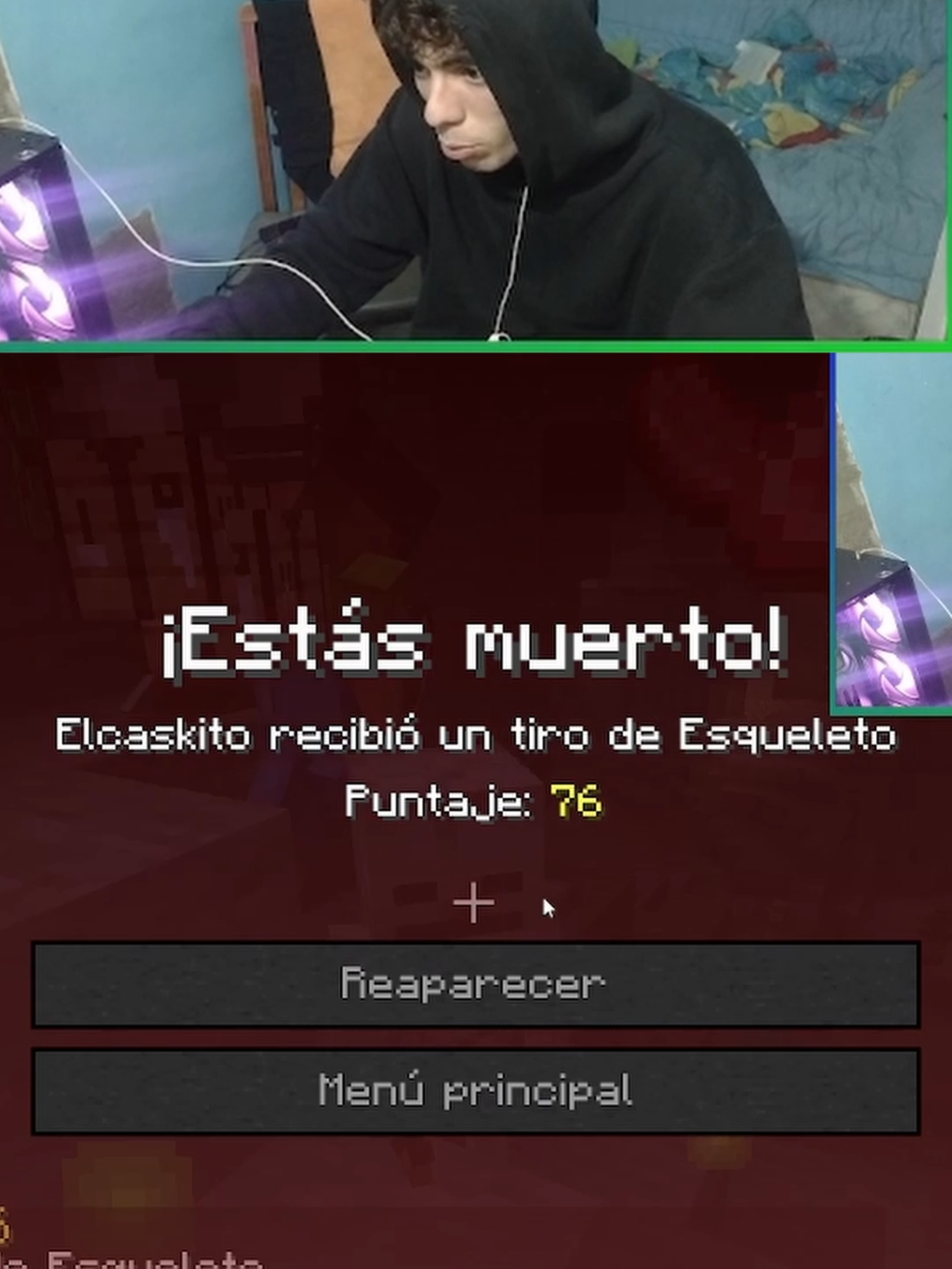 ME LA PASE MURIENDO #clips #kick #stream #Minecraft