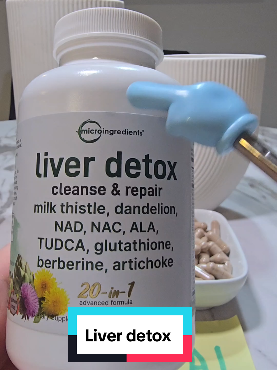 This is the real Liver detox by Microingredients! #liver #detox #liverdetox #livercleanse #milkthistle #microingredients #mycoreingredients #SuperBrandDay #supplements #healthylife #healthyliving #TiktokShopCreatorPicks #MicroNewArrivals 
