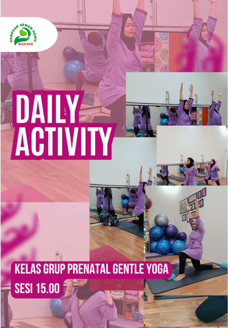 ✨ Daily Activity di Sanggar Senam Hamil Buah Hati ✨ Momen penuh ketenangan, kekuatan, dan kebersamaan dalam Kelas Grup Prenatal Gentle Yoga 🧘‍♀️💕 Dirancang khusus untuk para ibu hamil agar tetap aktif, sehat, dan rileks menjelang persalinan. Bersama instruktur berpengalaman, mari jaga kesehatan tubuh dan jiwa selama masa kehamilan. 🌿💪 📍 Sanggar Senam Hamil Buah Hati #sanggarsenamhamilbuahhati #banjarbaru #kalimantanselatan #bidantiktok #sanggarsenamhamil 