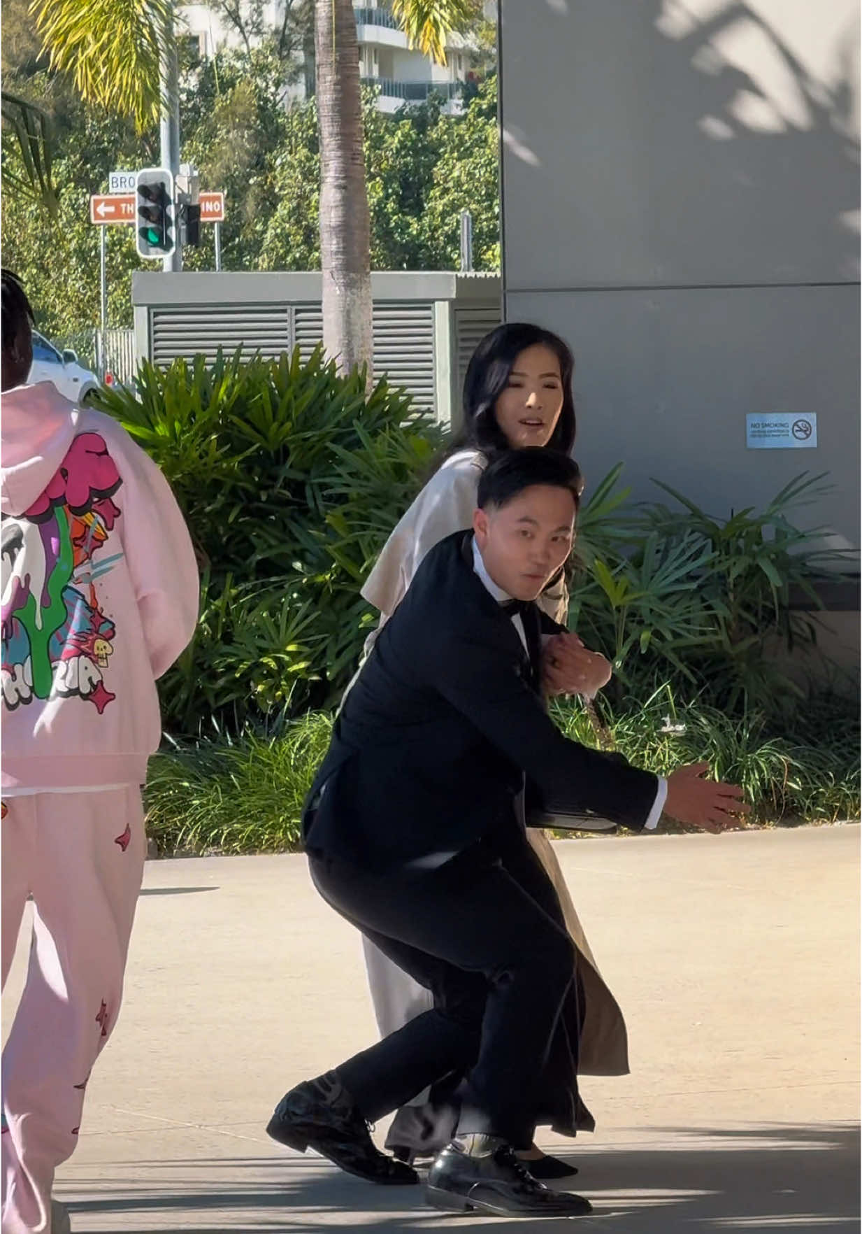 He Reacted Quick #viral #comedy #foryou 