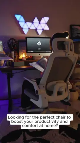 Ergonomic Home Office Chair with Adjustable Lumbar Support Adjustable Headrest,Comfy High Back, Breathable Mesh Computer Gaming Chair with Flip-Up Armrests (Blue) #officechair #gamingchair #chairs #ergonomicchair #deskchair #swivelchair #massagechair #officefurniture #adjustabledesk #homeofficechair